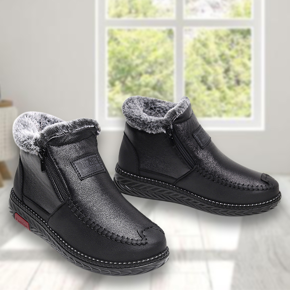 Zapatos cálidos de lana de invierno para mujer