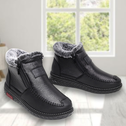 Zapatos cálidos de lana de invierno para mujer