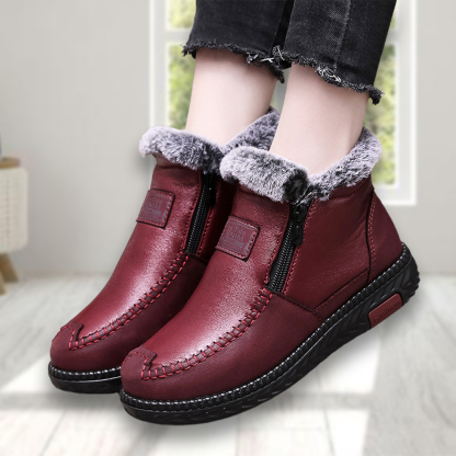 Zapatos cálidos de lana de invierno para mujer