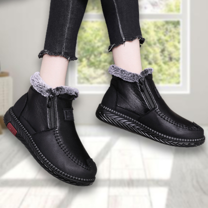 Zapatos cálidos de lana de invierno para mujer
