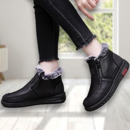 Zapatos cálidos de lana de invierno para mujer