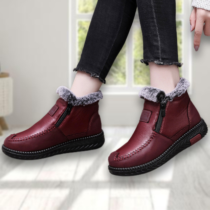 Zapatos cálidos de lana de invierno para mujer