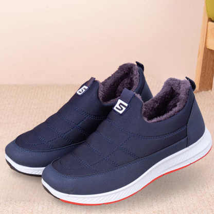 Zapatos de algodón cálidos engrosados de terciopelo de invierno para mujer
