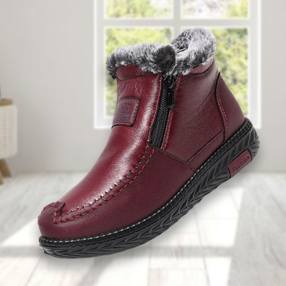 Zapatos cálidos de lana de invierno para mujer