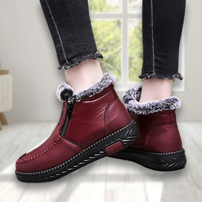 Zapatos cálidos de lana de invierno para mujer