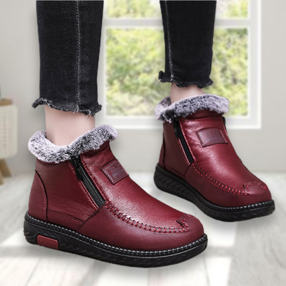 Zapatos cálidos de lana de invierno para mujer