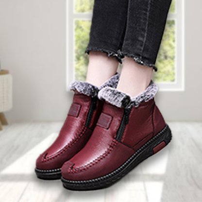 Zapatos cálidos de lana de invierno para mujer