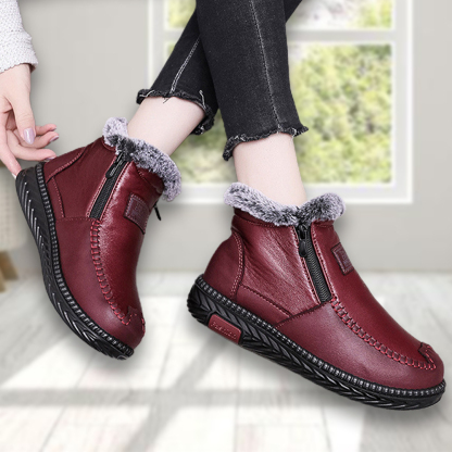 Zapatos cálidos de lana de invierno para mujer