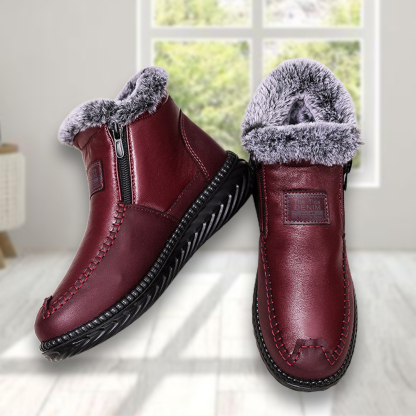 Zapatos cálidos de lana de invierno para mujer