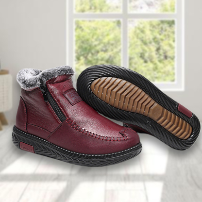 Zapatos cálidos de lana de invierno para mujer