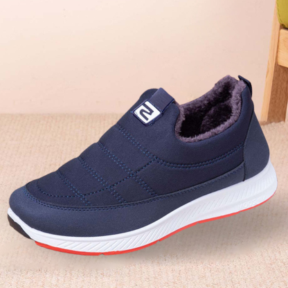 Zapatos de algodón cálidos engrosados de terciopelo de invierno para mujer