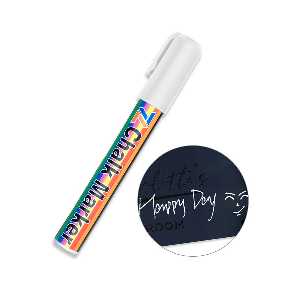 1 Pack Erasable Chalk Marker White - soufeeluk