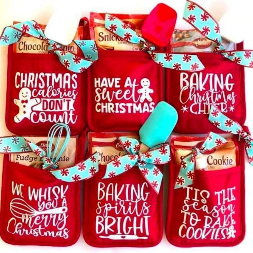 Christmas Baking Pot Rack Oven Pad Present Bag Kitchen Gifts Christmas Gifts - soufeeluk