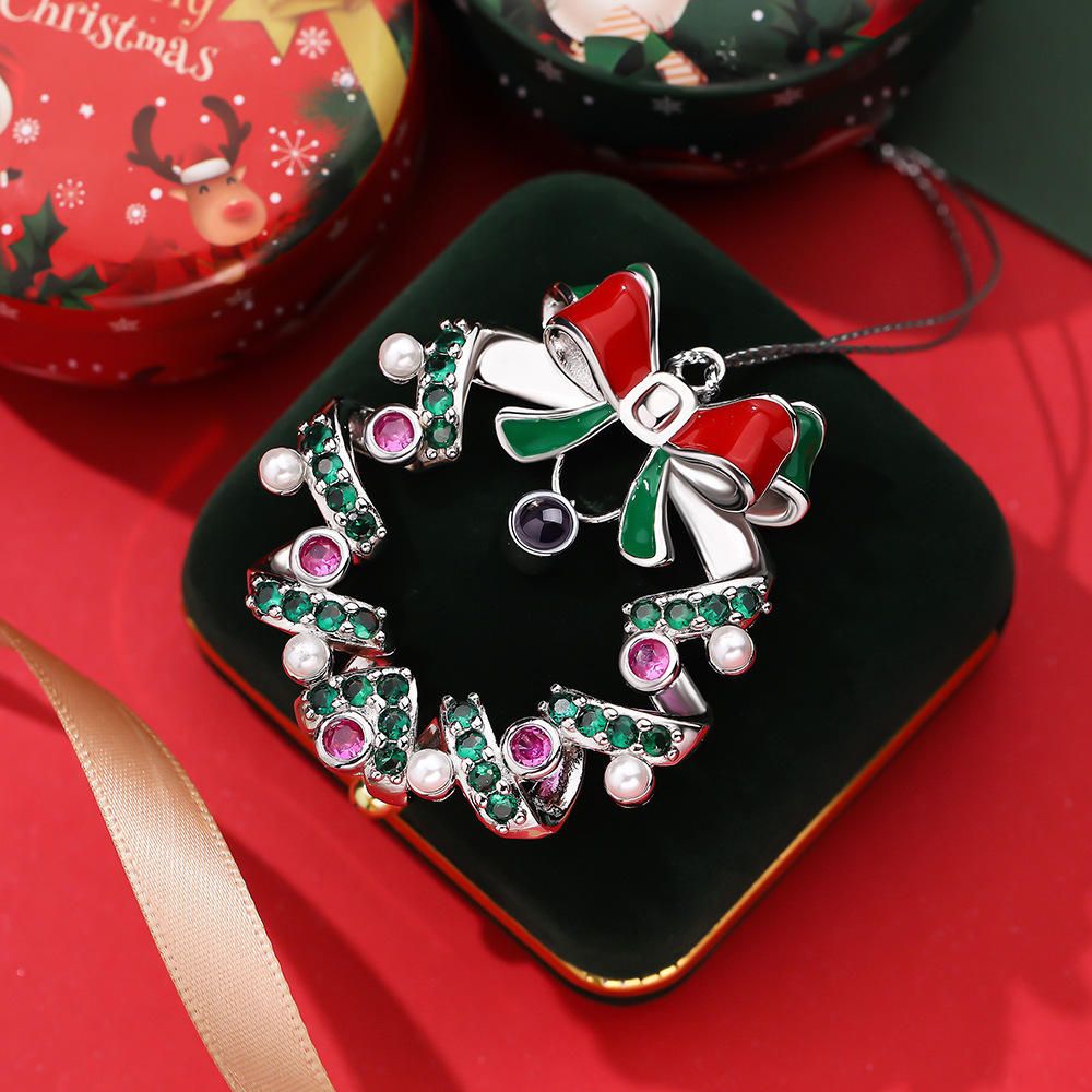 Personalized Photo Projection Ornaments Christmas Tree Christmas Gifts - soufeeluk