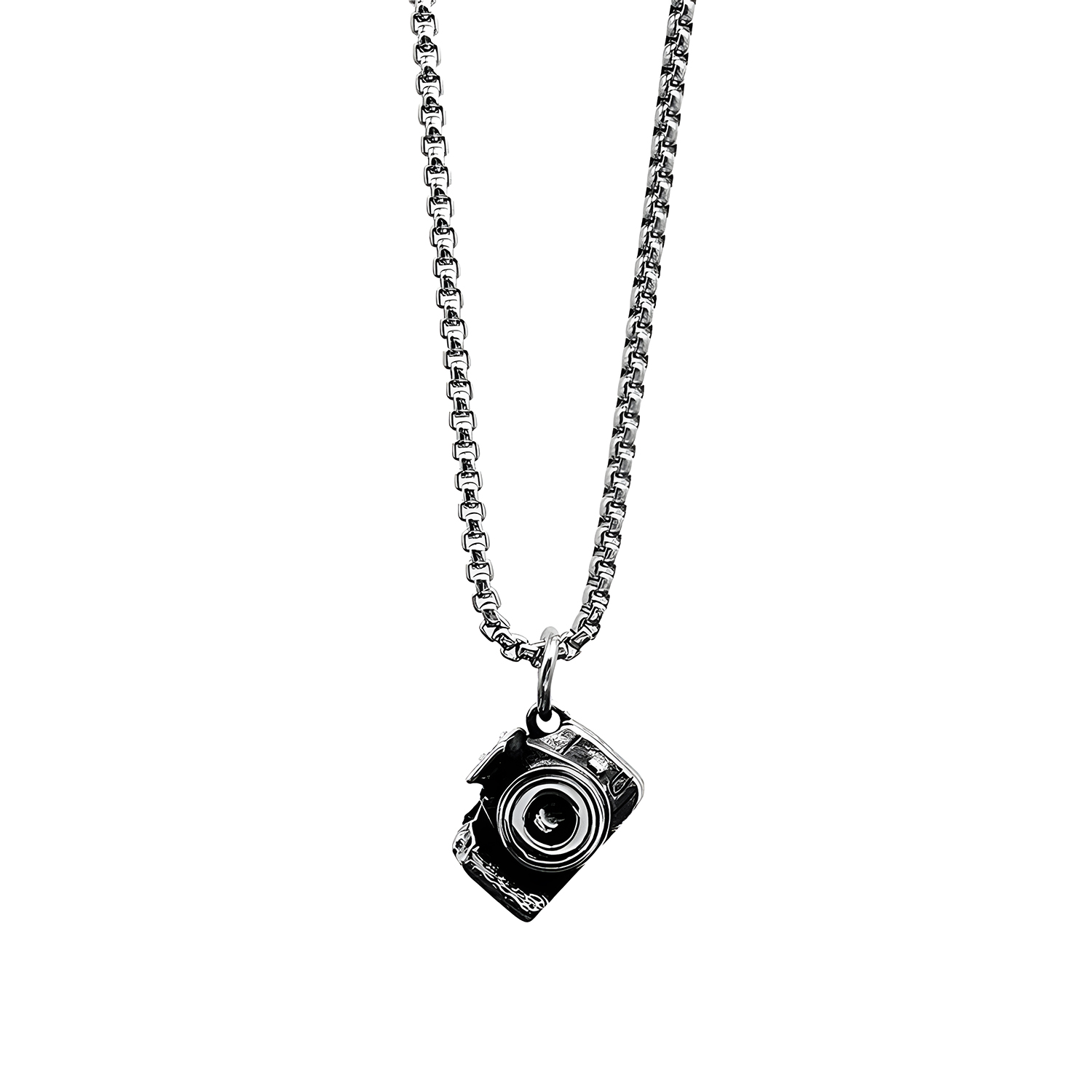 Personalized Photo Necklace Projection Gem Camera Necklace Anniversary Gifts for Him - soufeeluk