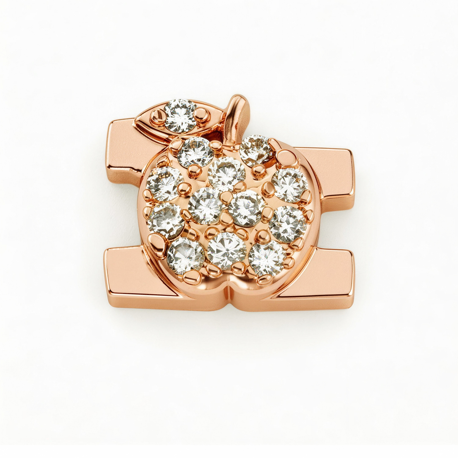 Apple Charm - Rose Gold - soufeeluk