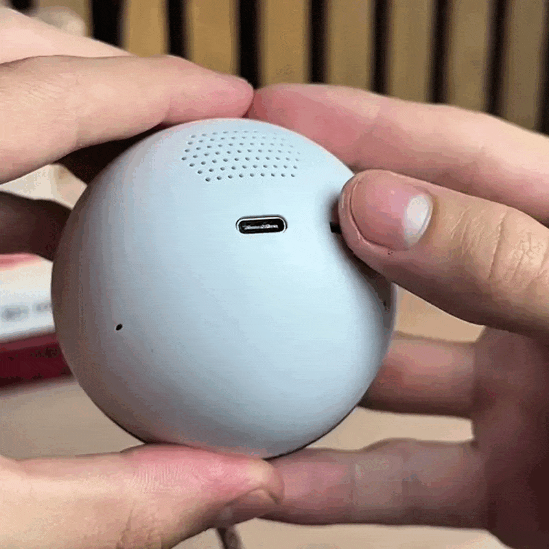 2.7inch Crystal Ball with Electronic Display DIY Video Import Possible Unique Gift for Home & Office Light-Up Sphere