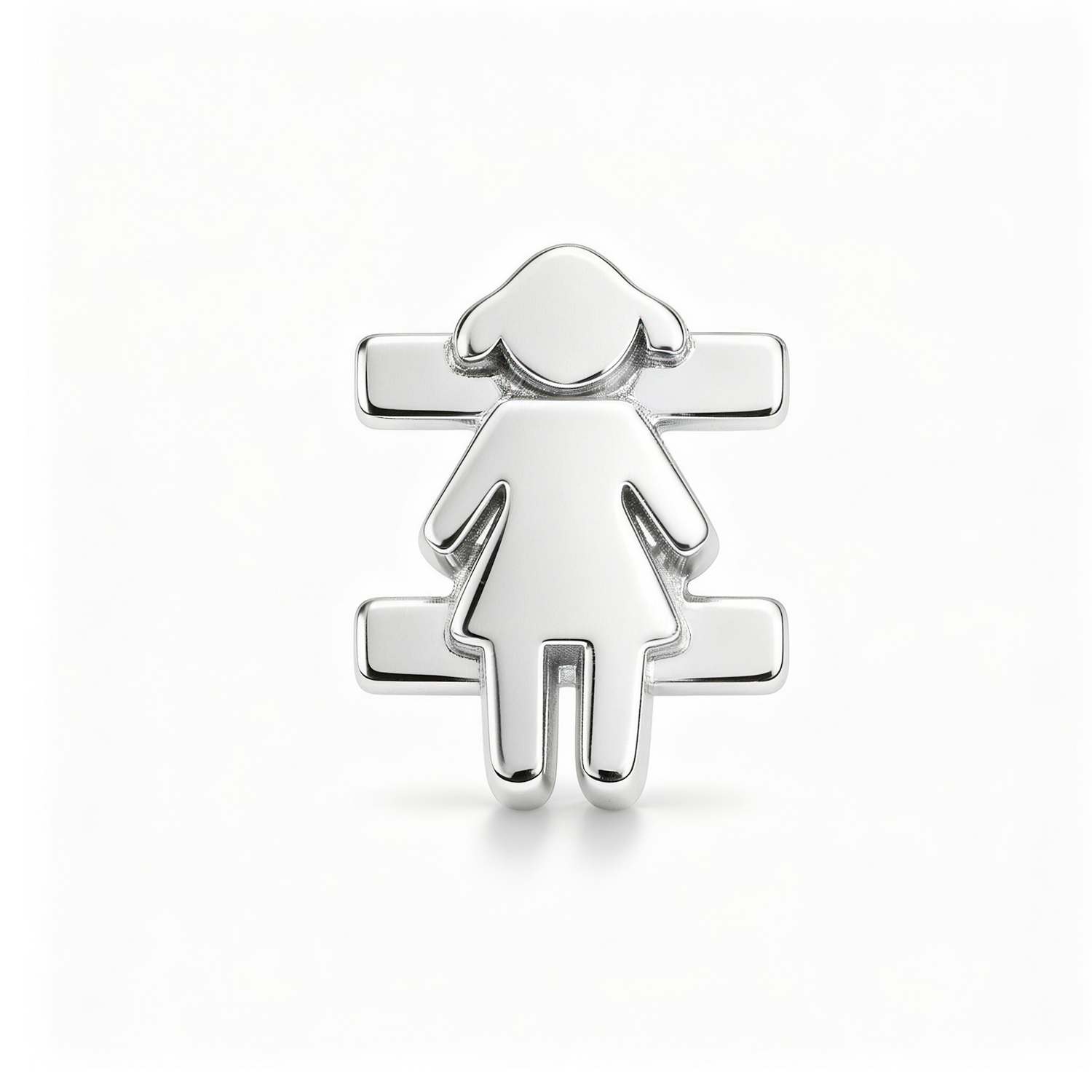 Girl Charm - Silver - soufeeluk