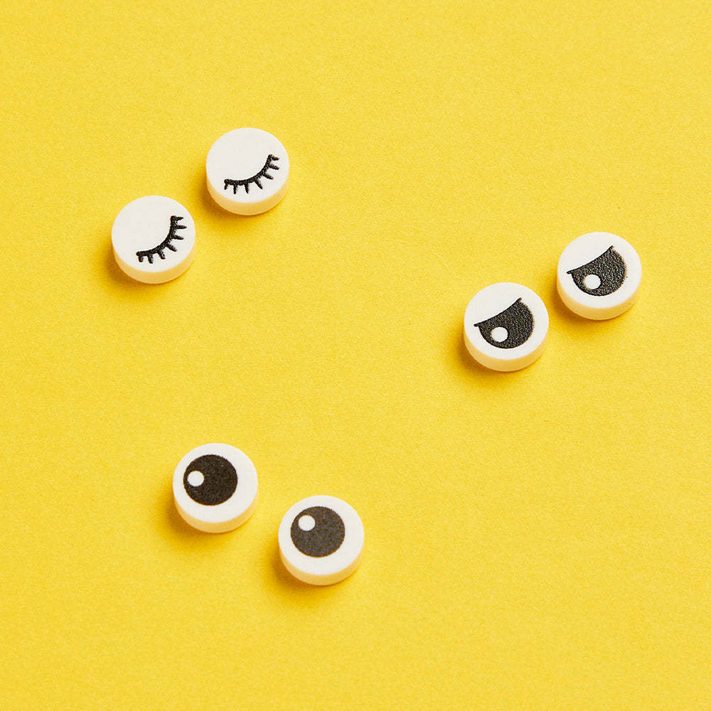 Birck Figures Replaceable Eye Accessories Eyes Closed. Eyes Half Open. Eyes Open. - soufeeluk