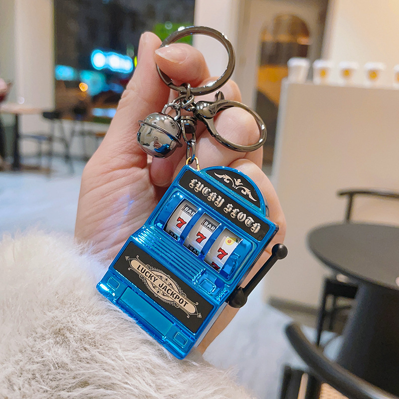 Mini Spinning Machine keychain Cool Designed Keychain Creative Keychain Stress Relief Keychain - soufeeluk