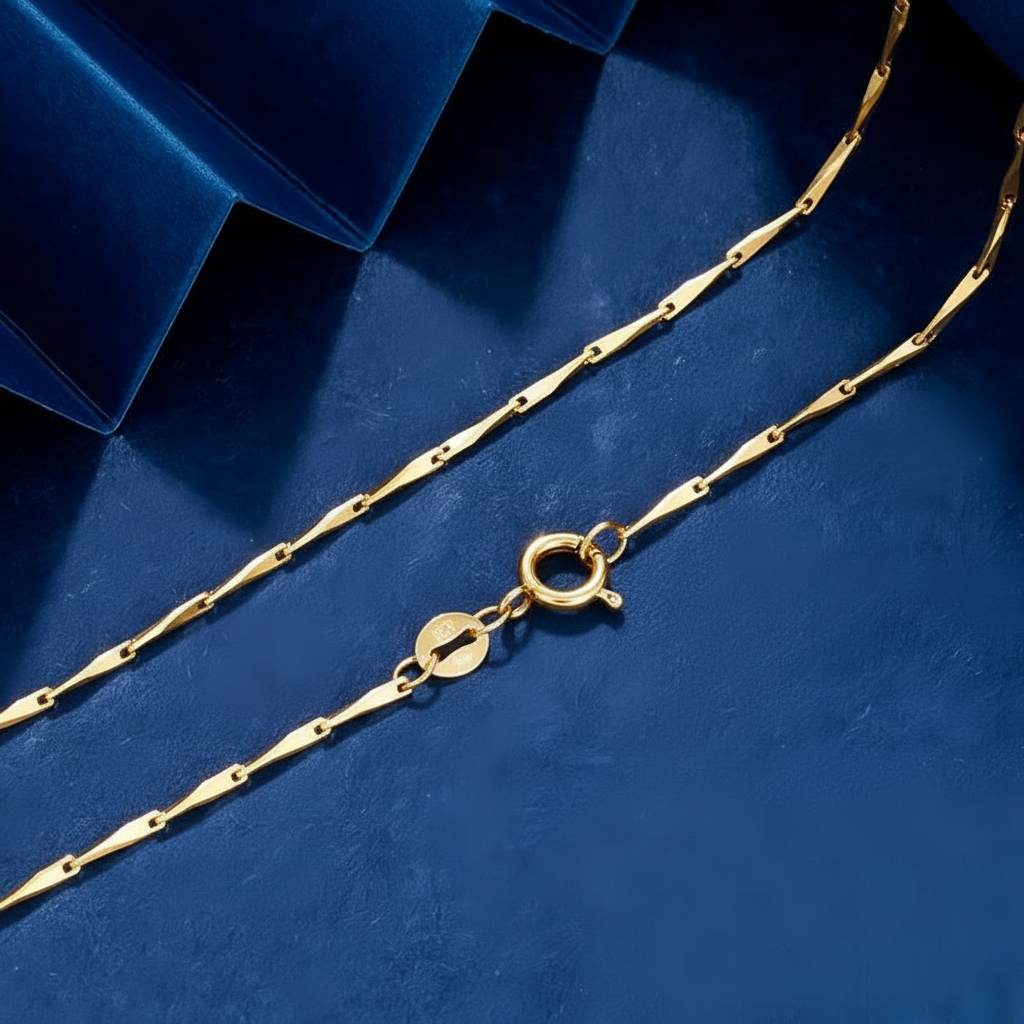 Melon Seed Chain 45cm Gold - soufeeluk