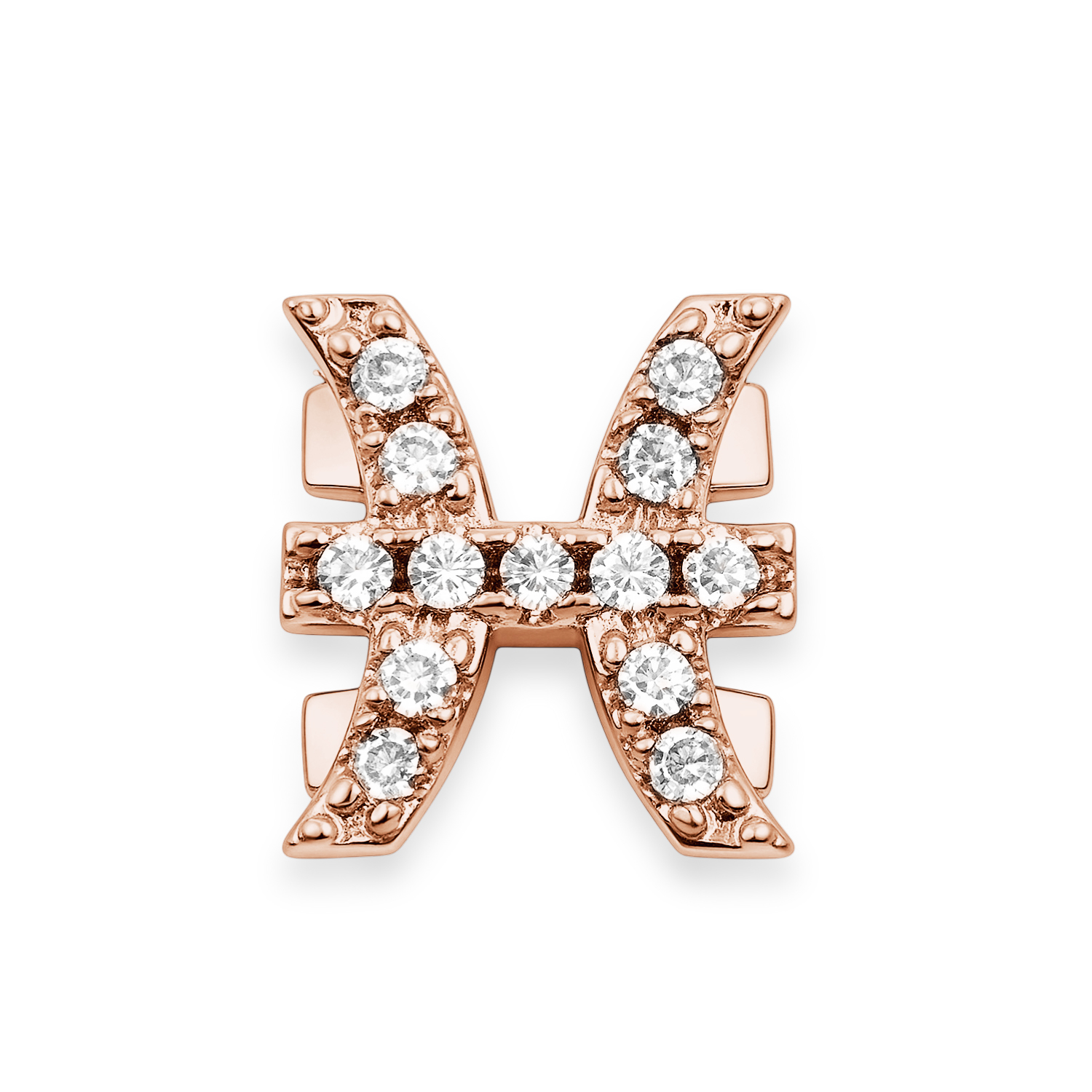 Pisces Charm - Rose Gold - soufeeluk