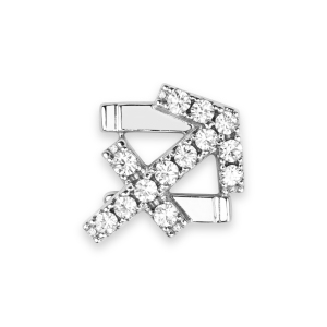 Sagittarius Charm - Silver