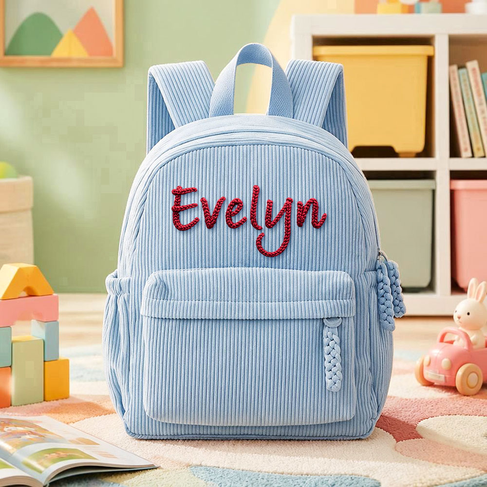 Personalized Toddler Backpack – Custom Kindergarten Backpack, Back to School & Summer Camp Bag - soufeeluk