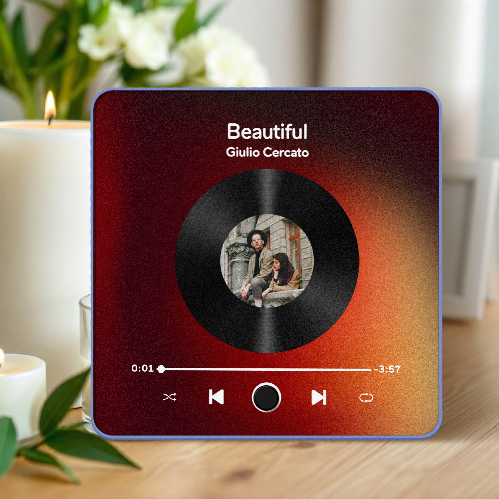 Customized Music Fridge Magnet Personalised Photo Fridge Magnet Can Play Songs
