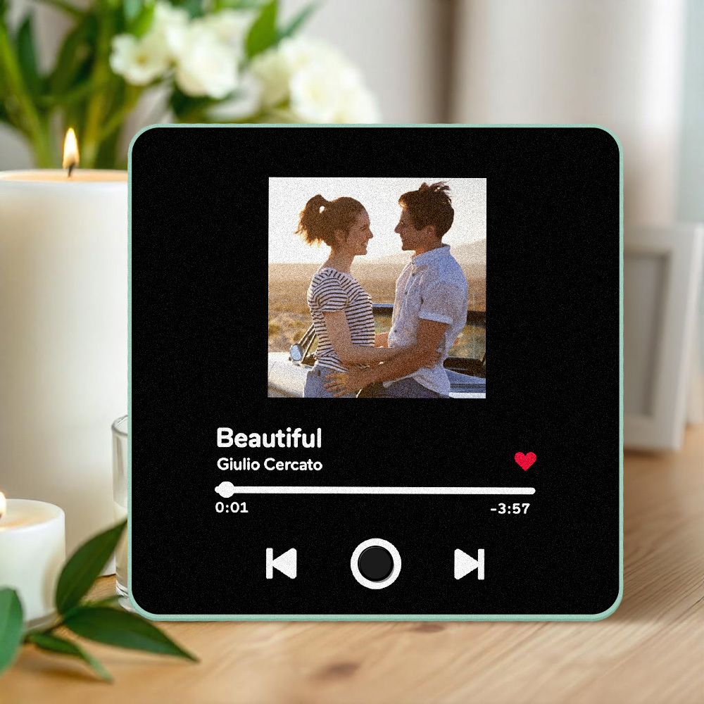 Customized Music Fridge Magnet Personalised Photo Fridge Magnet Can Play Songs