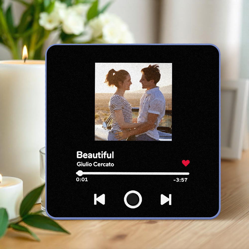 Customized Music Fridge Magnet Personalised Photo Fridge Magnet Can Play Songs