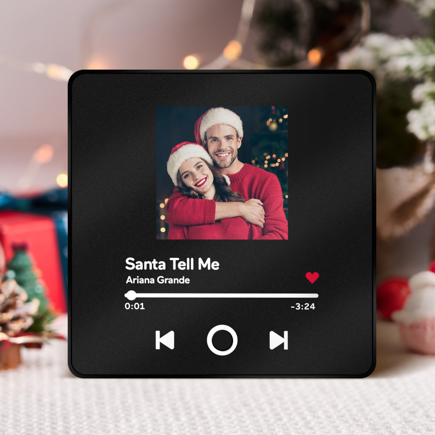 Customized Album Fridge Magnet Personalised Music Fridge Magnet Can Play Songs Christmas Gifts Family Gifts