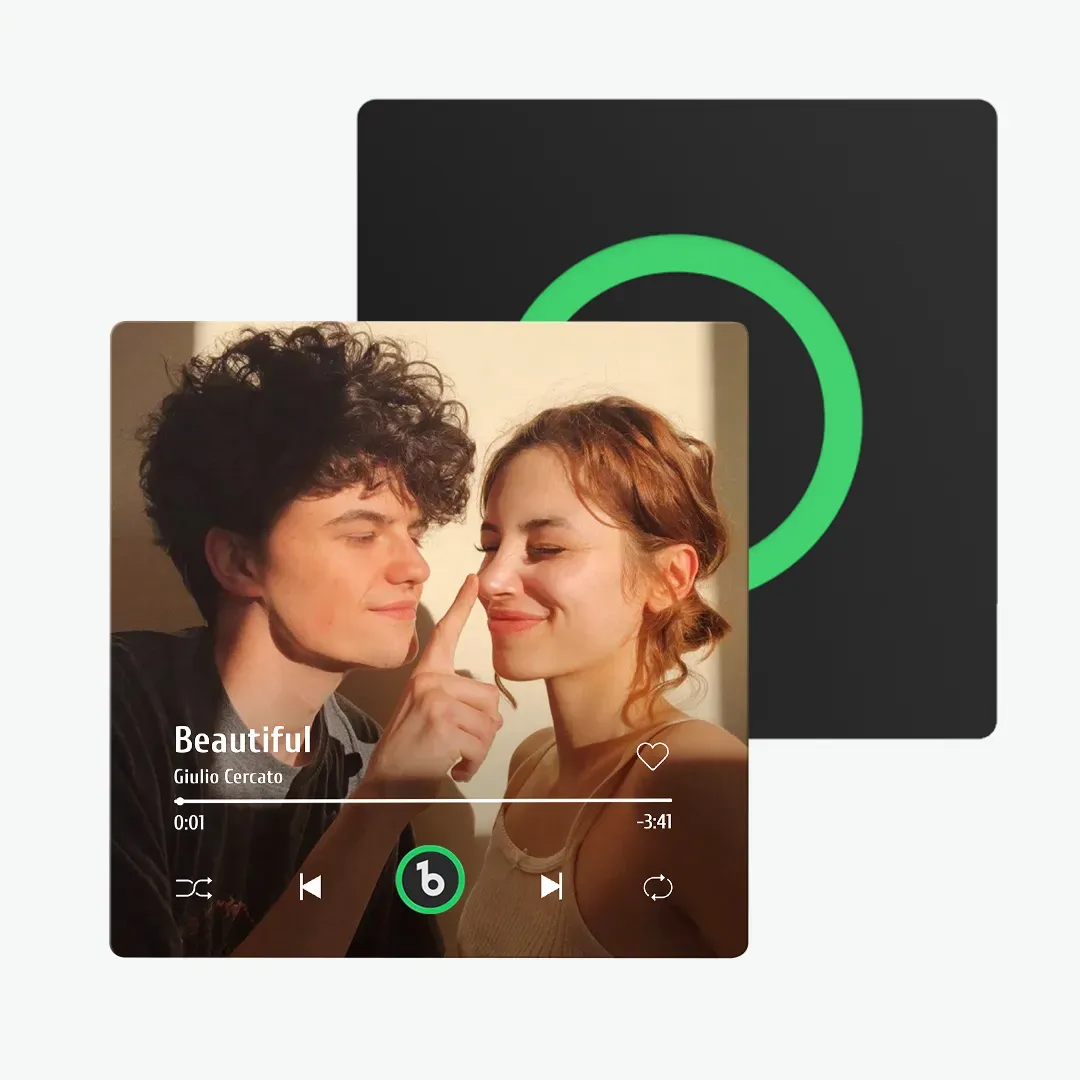 Customized Album Fridge Magnet Personalised Music Fridge Magnet Can Play Songs Christmas Gifts Family Gifts