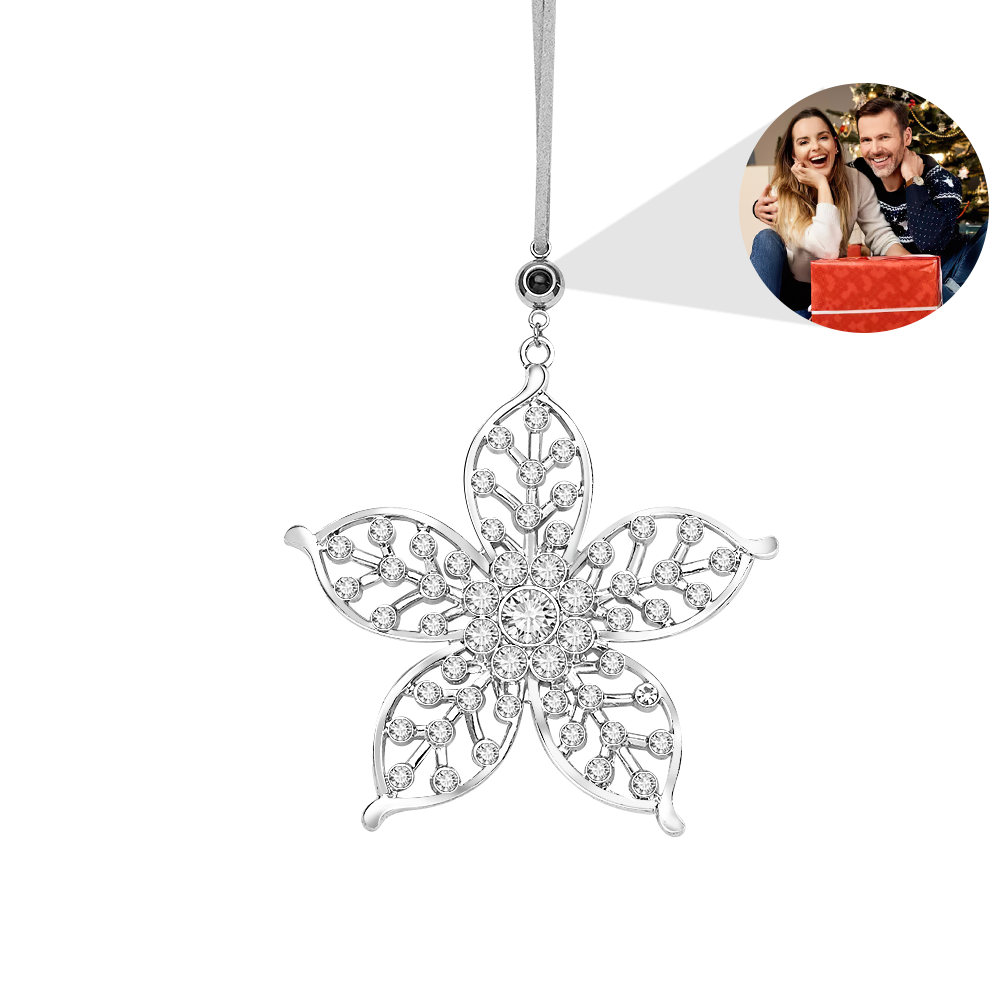 Personalized Photo Projection Ornaments Elk Ornament Christmas Tree Ornaments Christmas Gifts - soufeeluk