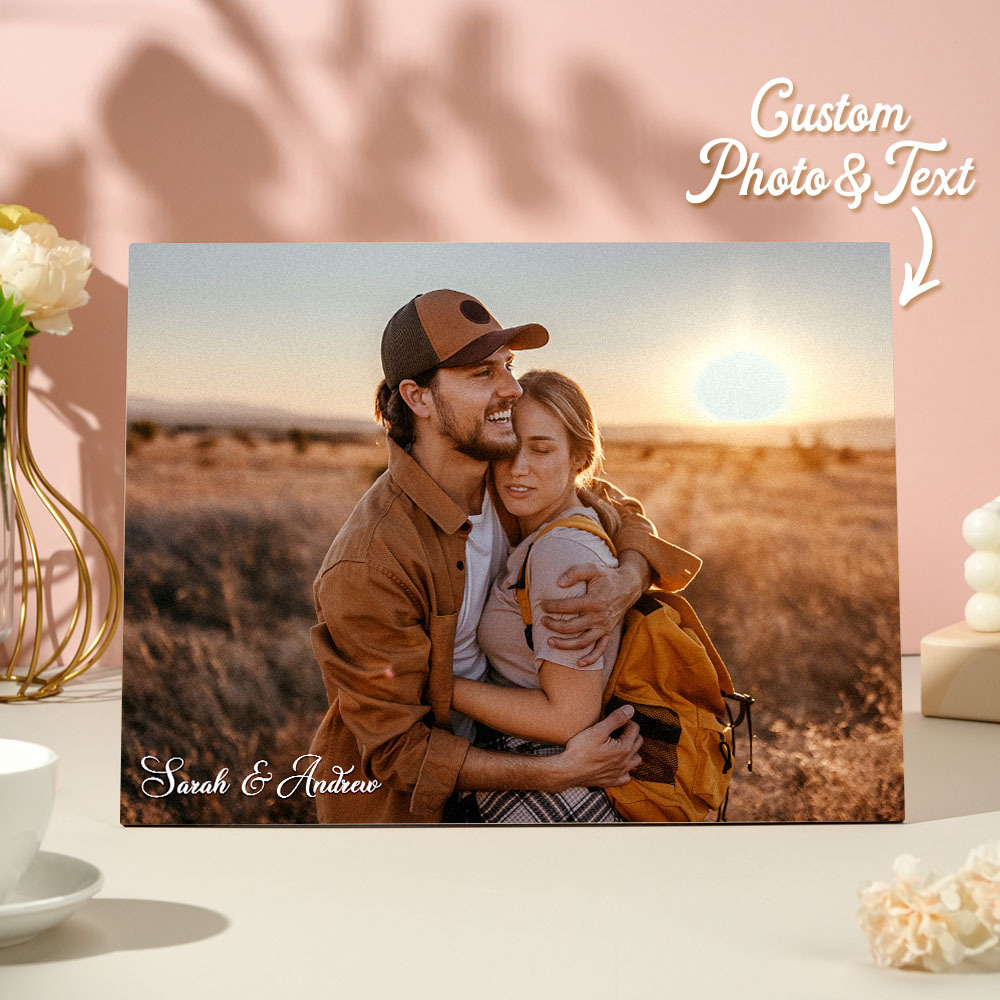 Custom Couple Portrait Photo Custom Photo on Wood Engraved Photo on Wood Watercolor Style Custom Wall Art - soufeeluk