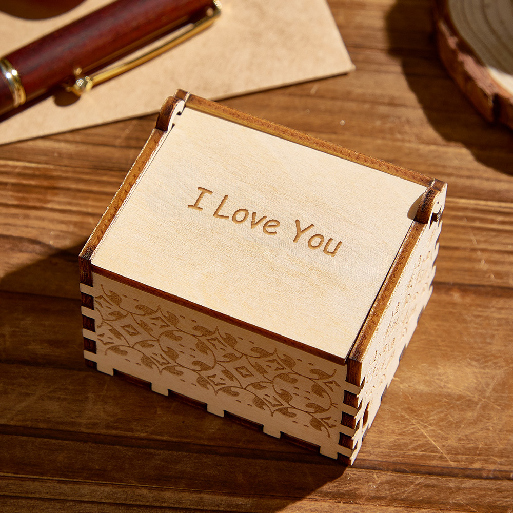 Custom Photo and Text Digital Music Box Any Song Tune or Voice Personalized Wooden Photo Music Box Best Gifts for Her