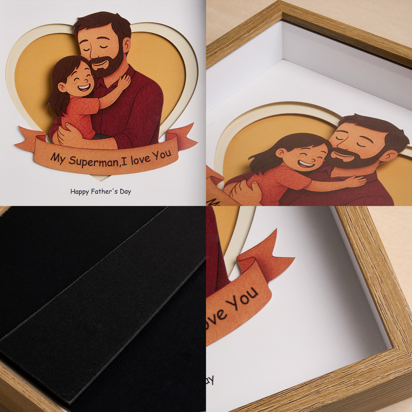 Custom Hollow Ornaments Engraved Pictures Custom Desktop Decorations Anniversary Gifts - soufeeluk