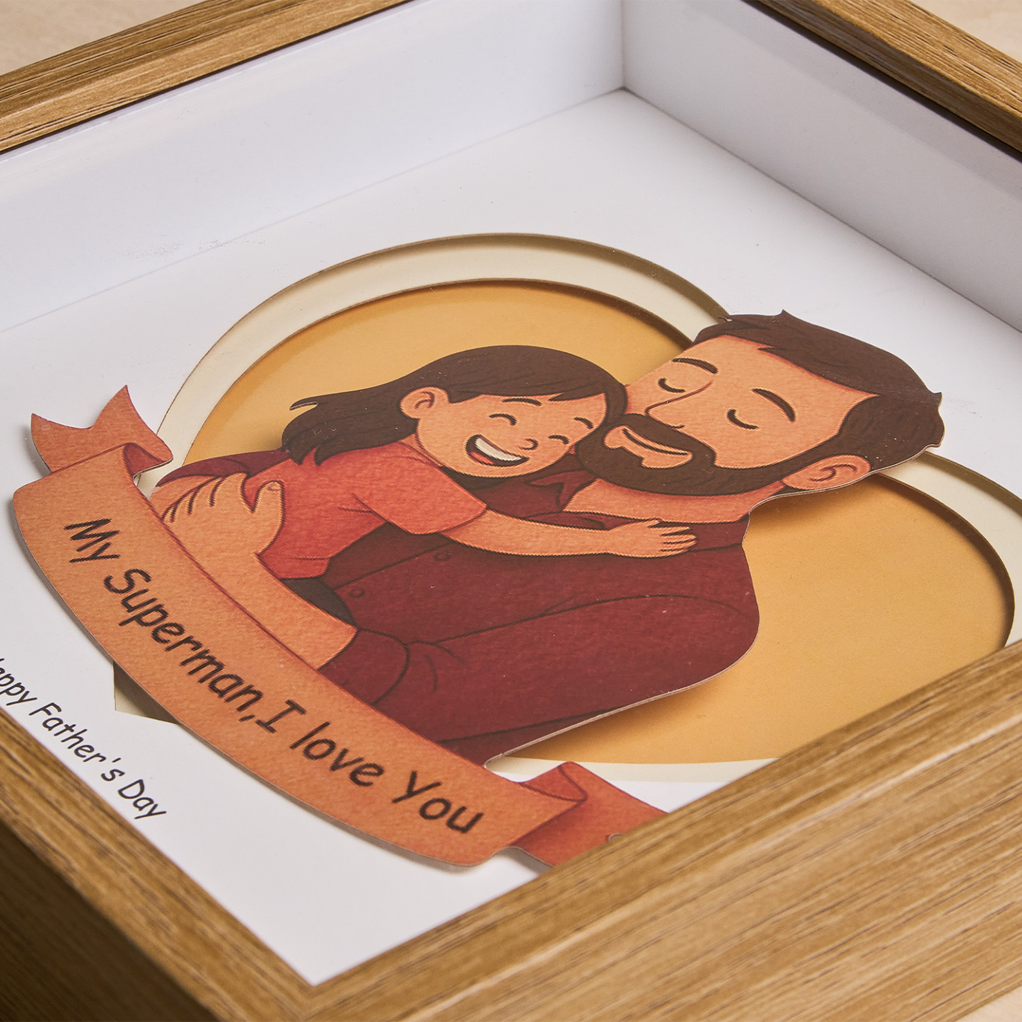 Custom Hollow Ornaments Engraved Pictures Custom Desktop Decorations Anniversary Gifts - soufeeluk