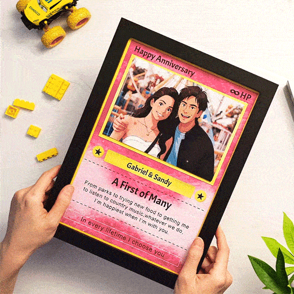 Anime Magical Tilt-Frame Real to Ghibli Art Poke Card Style Couple Gifts Christmas Gifts - soufeeluk