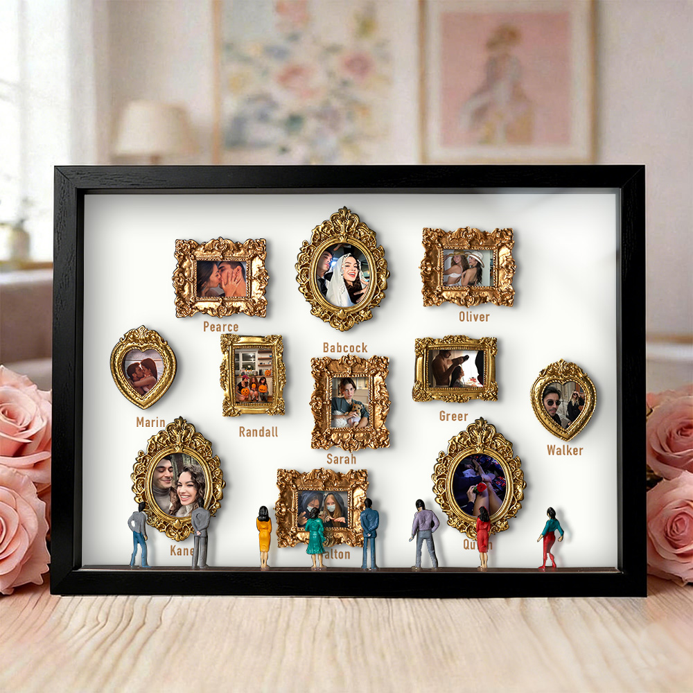 Custom Name Museum of Us Frame Personalized Family Gift Cute Miniature Museum Gifts Meaningful Gift Mother's Day gift - soufeeluk
