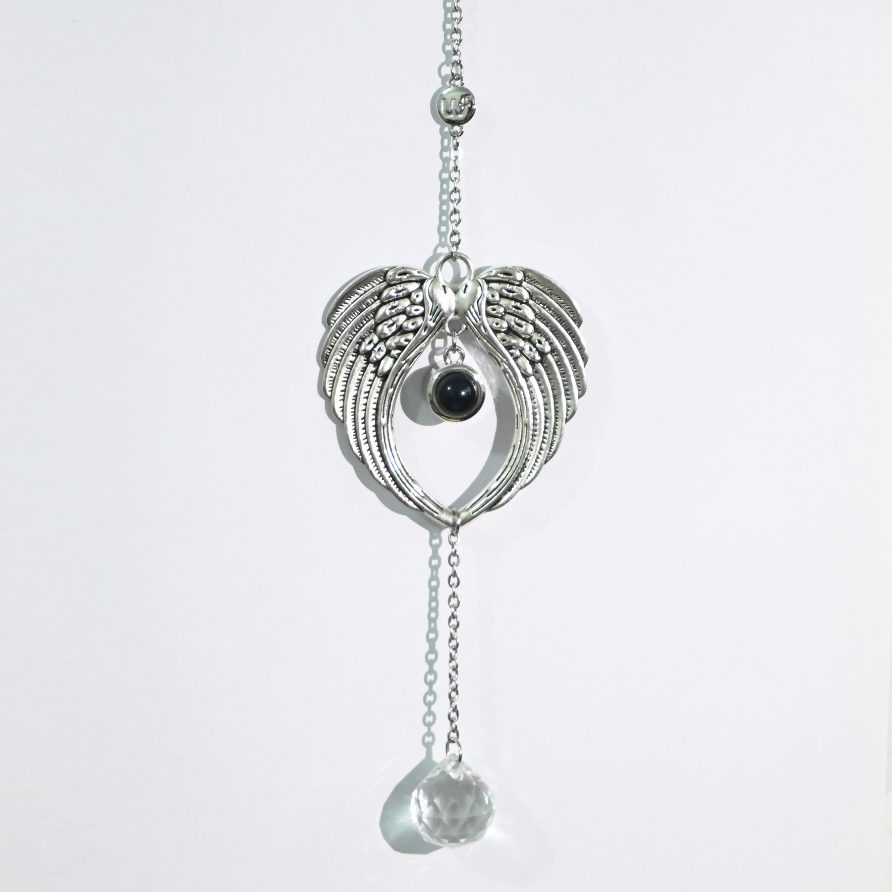 Personalized Angel Photo Sun Catcher Projection Car Ornaments Memorial Gift - soufeeluk