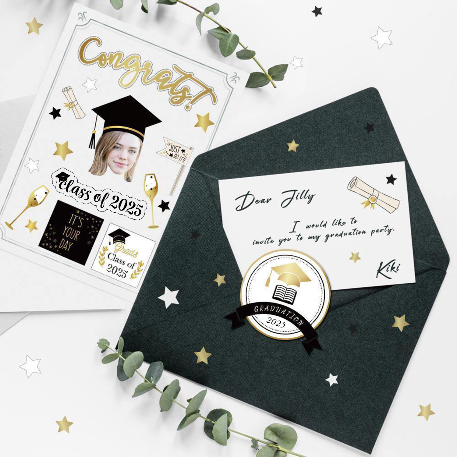 Custom Sticker Graduation Gift Happy Graduation