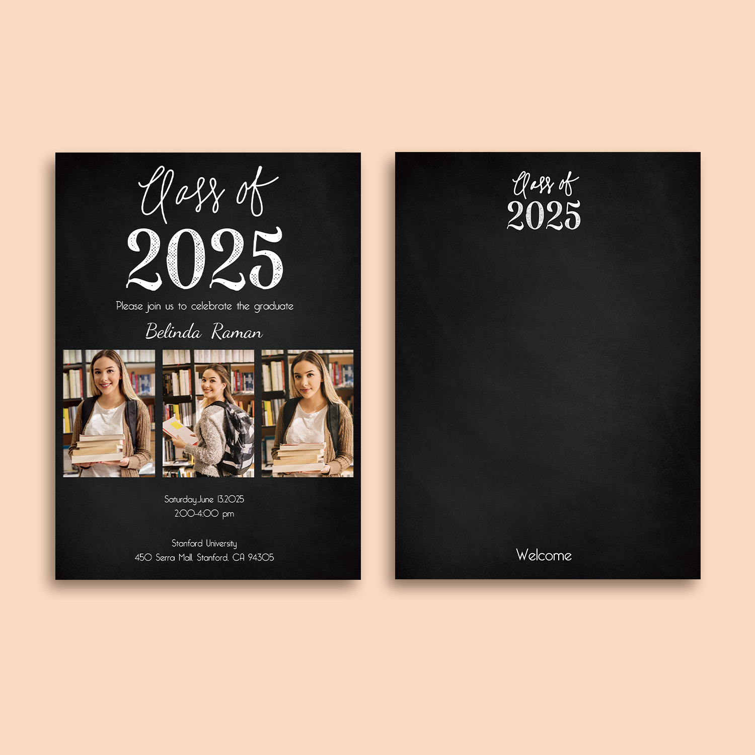 Custom Greeting Card Graduation Gift Best Wishes