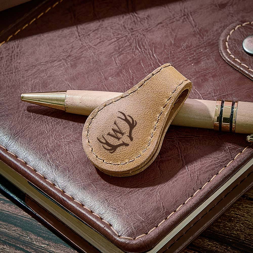 Custom Leather Bookmark Personalized Engraved Magnetic Bookmark Gift for Book Lover - soufeeluk