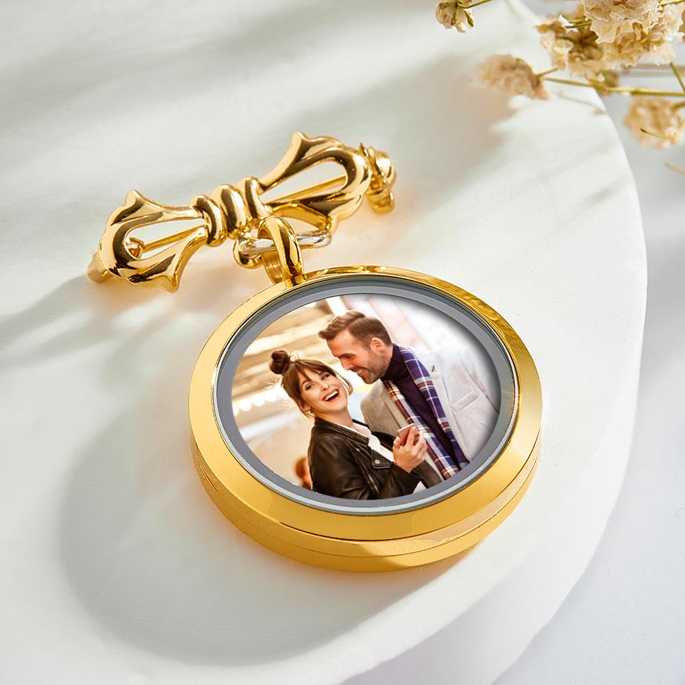 Personalised Photo Brooch Memorial Lapel Pin For Men - soufeeluk