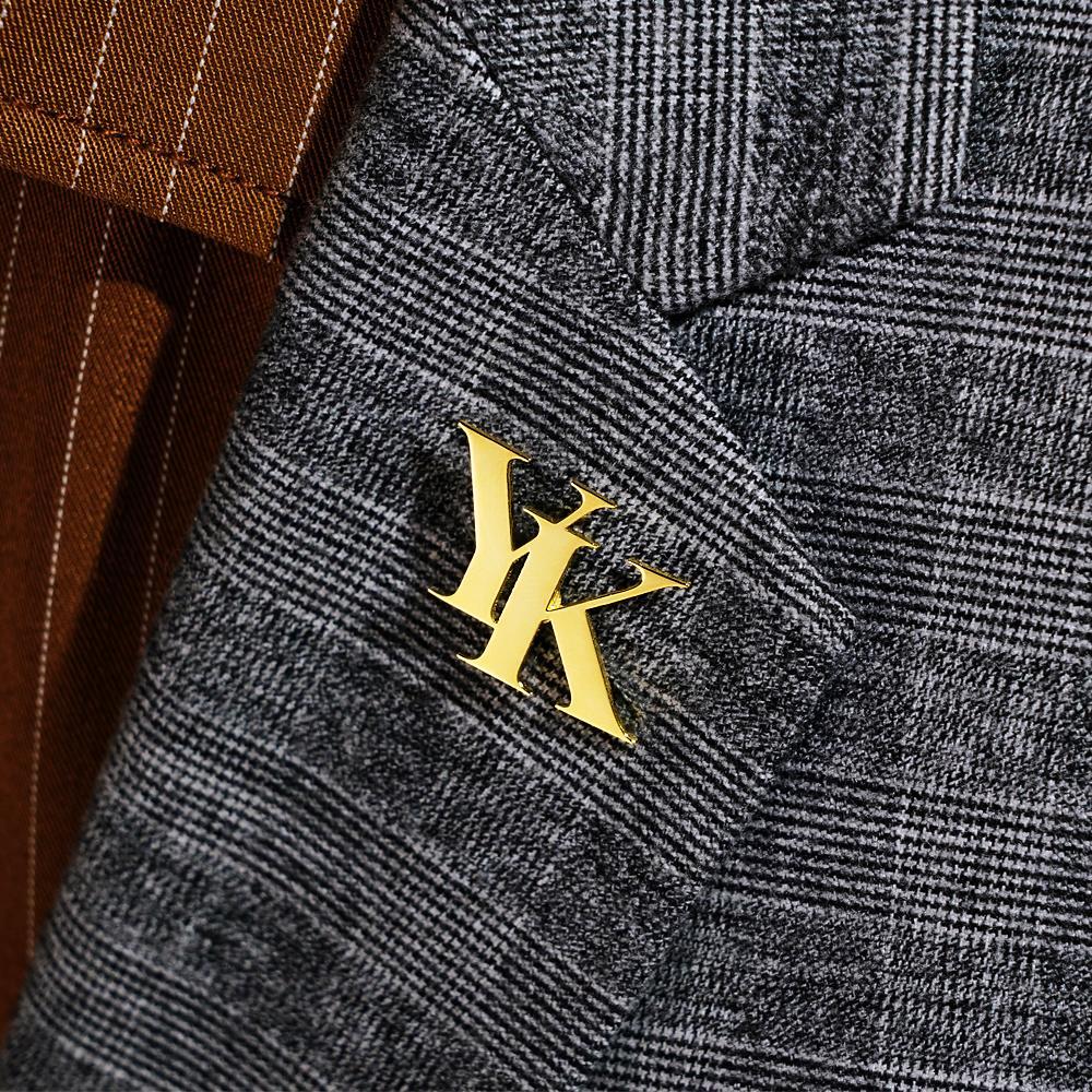 Custom Name Lapel Pin Trendy Tiny Brooch Gift For Man - soufeeluk