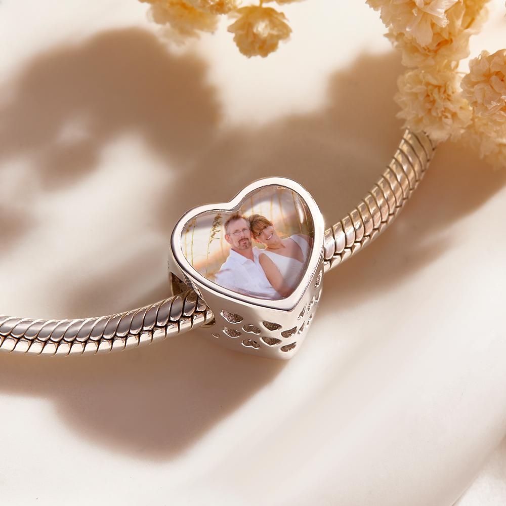 Custom Photo Charm Hollow Out Footprint Creative Pendant - soufeeluk