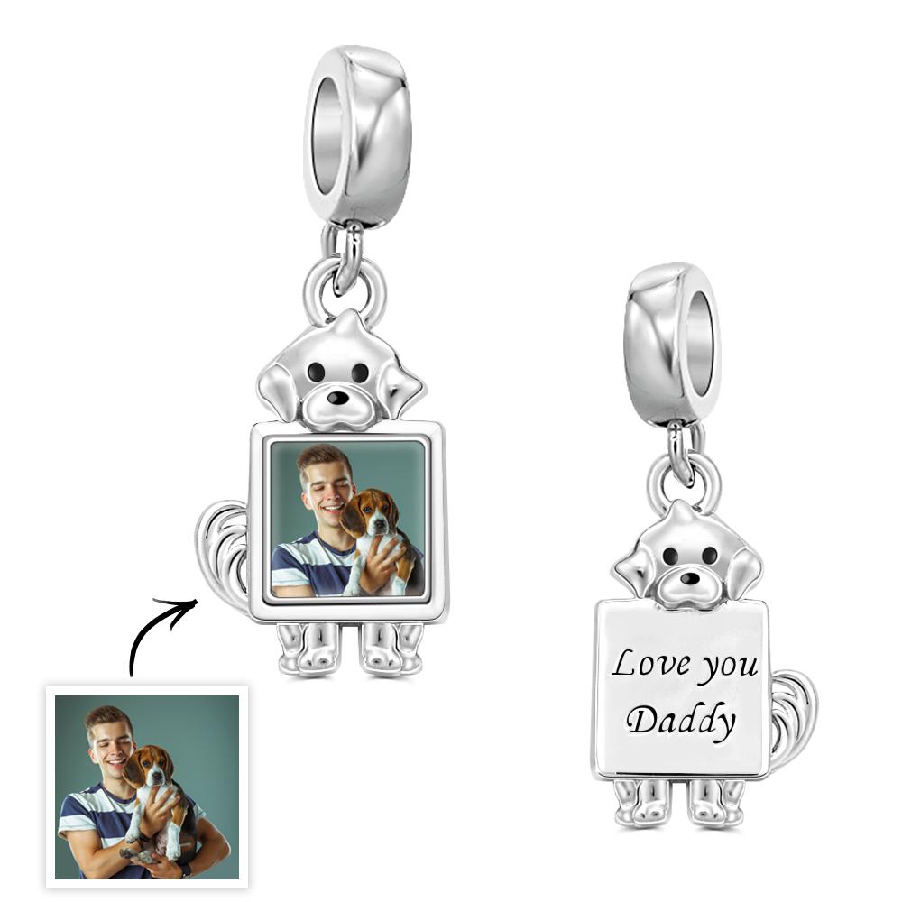 Custom Photo Charm Love Dog Cute Pet Owner Gift - soufeeluk