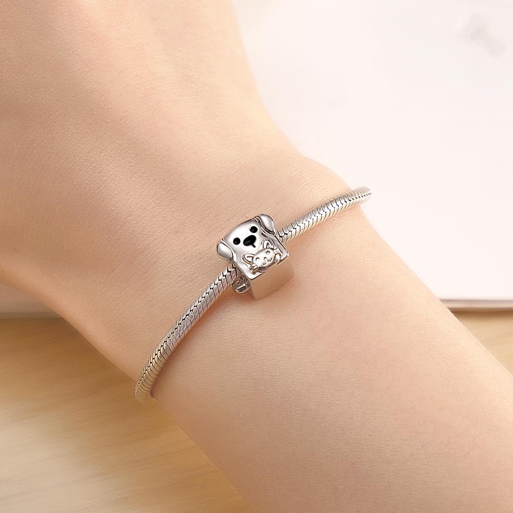 Custom Photo Charm Puppy Bread Cute Pet Gift - soufeeluk