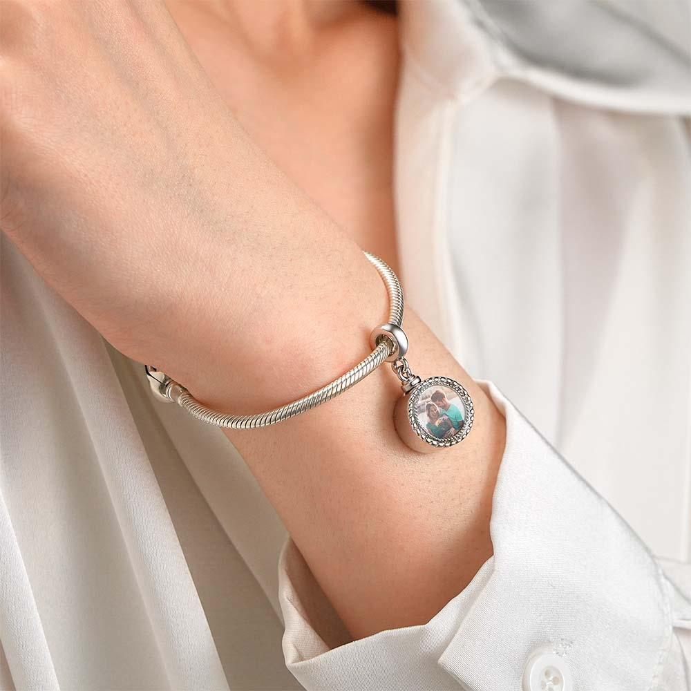 Custom Photo Cremation Urn Charm for Ashes - soufeeluk